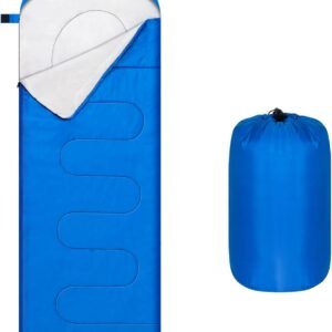 Sleeping Bags Portable Waterproof Camping Sleeping Bag for Adults Kids 4 Seasons Cold Weather or Warm Backpacking Hiking Mountaineering Indoor Outdoor Use
