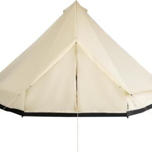 10-Person Yurt Tent Glamping Bell Tent with Spacious Interior, Breathable Waterproof Design, for Family Outdoor Camping, 16' x 16' x 10'